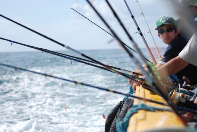  Warten auf einen Fang in der Vendee 